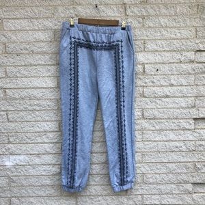 Blu Pepper• Embroidered Joggers